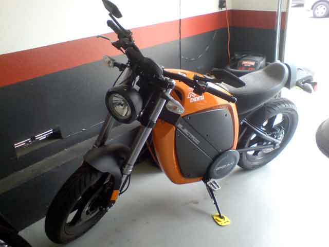 Brammo Enertia electric motorcycle